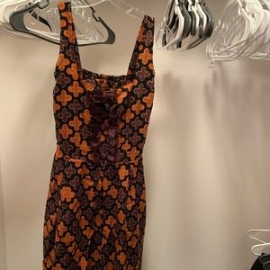 pendulum shaped dress.